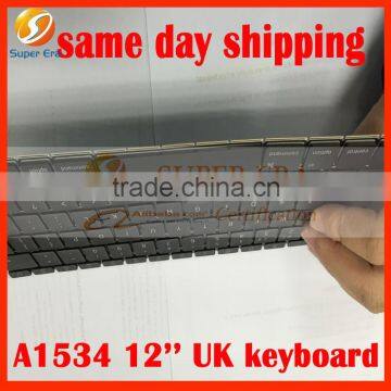 Genuine new For Apple MacBook Core M Year 2015 12" A1534 UK Layout Keyboard with LED Backlight