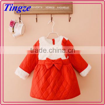 New designs online shopping for wholesale clothing christmas girls winter dress TR-CA23