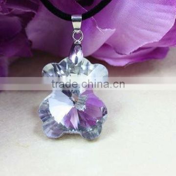 women bear shape crystal necklace pendant