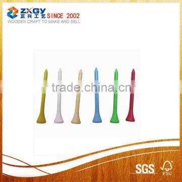 Special Custom Printed Wooden Long Golf Tees Wholesale