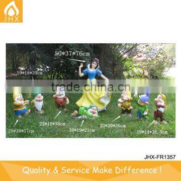 Custom Design Polyresin Snow White And Seven Dwarfs Quality Choice