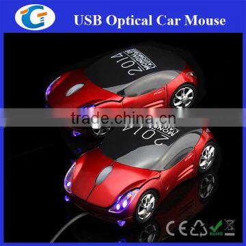 usb wired optical car shape optical mouse