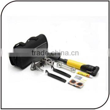 15 In1 Functions Professional Bicycle Repair Tool Set Mini Tool Set With Tyre Repair Inflator