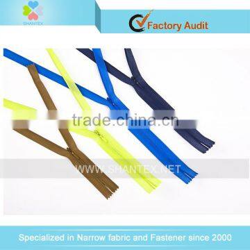 invisible nylon zipper with high quality