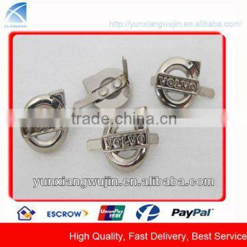 CD8434 Custom Silver Metal Plate Logo for Purse, Bags, Shoes