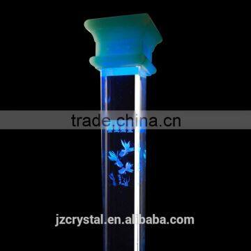 3D Laser Glass Pillars For Home Decoration