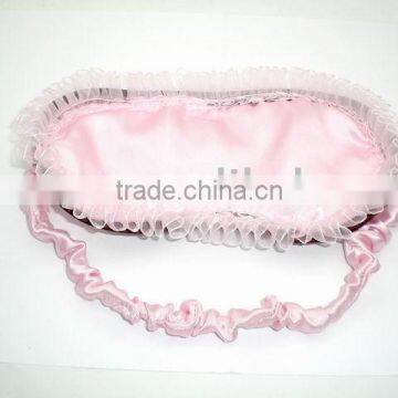 popular satin sleeping eye mask with lace