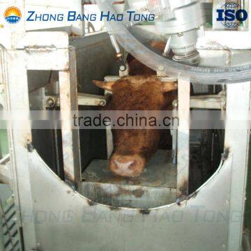 Pneumatic Cattle Ritual Killing Trap With Head Clip for Cattle Slaughterhouse Factory photo-2