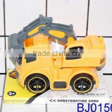 New kids toy excavator children plastic friction toy engineering truck