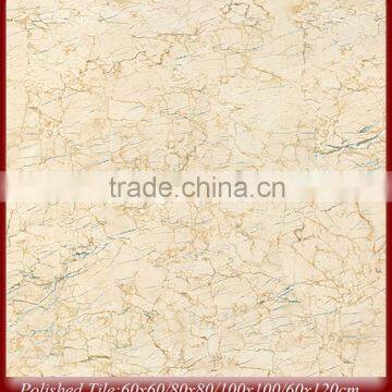 Japan White Marble Tile Polished With Gold Vein