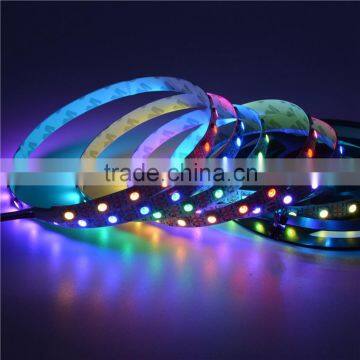 DMX control 5v 60 pixels ws2812b 60led programmable led light strip