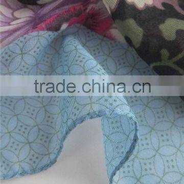 Floral Print Viscose Scarf photo-4