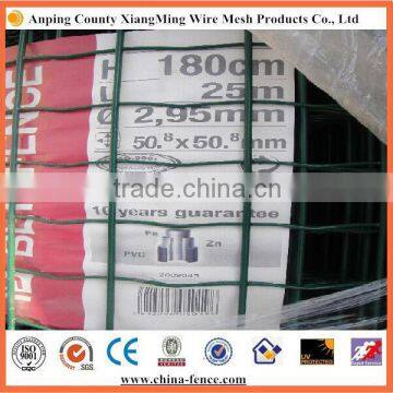 rolled welded euro fence pvc mesh panel