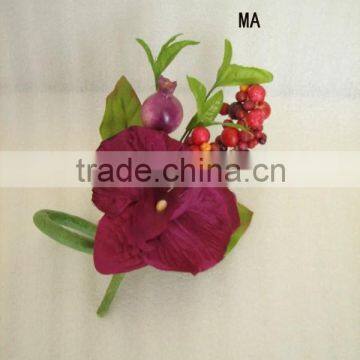 fabric flowers handmade napkin ring table decorations