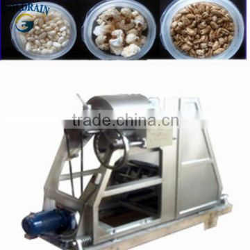 Stainless steel popcorn maker with butter melting container