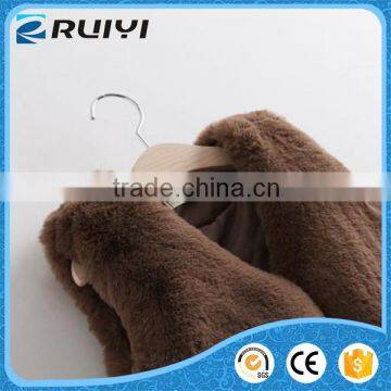 Children Winter Wholesale Clothes Knitted Brown Rabbit Fur Vest Apparel
