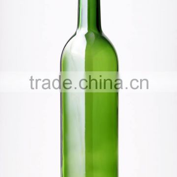 750ml light green glass bottle for wine