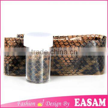 Hot snake skin design nail art transfer foil