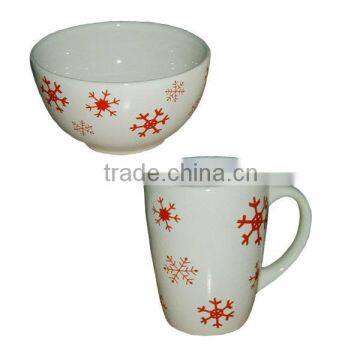 Wholesale cheap children porcelain breakfast set