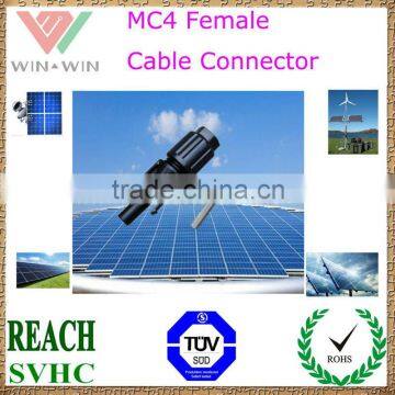 TUV Approval MC4 Female Cable Connector