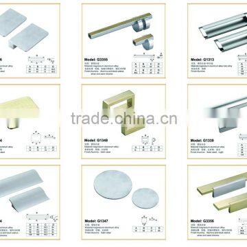 Hot Sell Wholesale Waredrobe Aluminum Handles