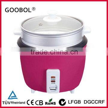 small drum shape rice cooker with steamer electrical appliances