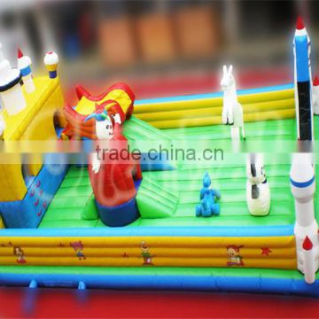 giant inflatable obstacle course for sale, airplane inflatable amusement park, inflatable fun city