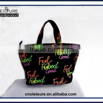 2015 China Manufactory Promotion OEM/ODM Lady's Folding Canvas Shopping Bag With Printing photo-4