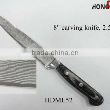 VG10 Damascus Knife Carving