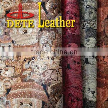 bear design wholesale faux leather fabric pu transfer film for synthetic leather