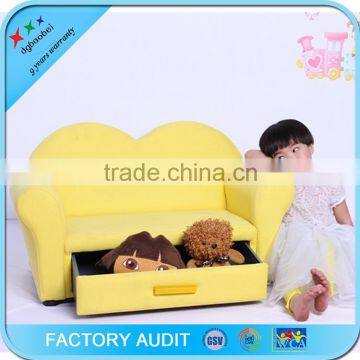 Baby Furniture Two Seat Sofa with Storage