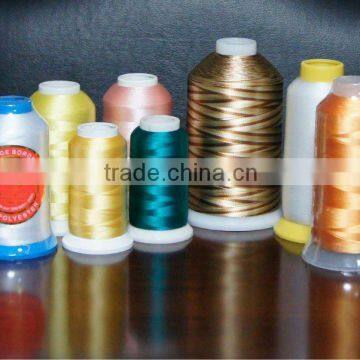 polyester/viscose/cotton embroidery thread