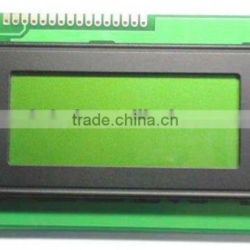 Dot-matrix LCD module, 16 x 4 characters, yellow-green backlight
