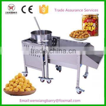 Gas heating manual operate caramel popcorn machine                        
                                                Quality Choice