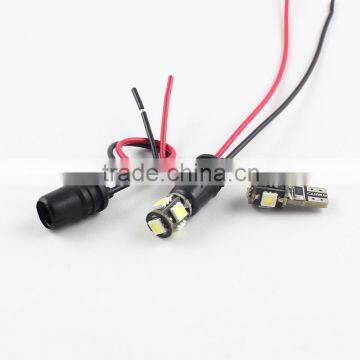 T10 Wedge Base Led Plastic Holder Soft Connector W5w 194 T10 Bulb Holder Socket Base photo-6