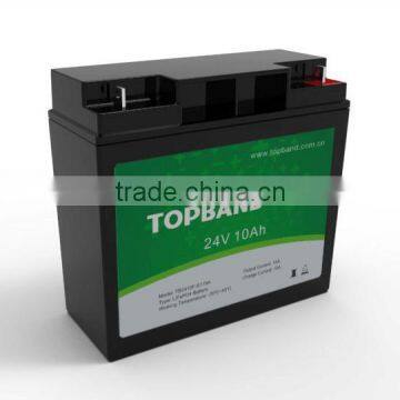 Lithium ion battery 24V 10AH/12AH rechargeable battery pack for golf trolley/energy storage