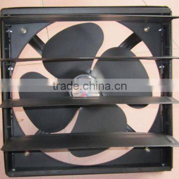 ventilation system axial industrial exhaust fan with shutter