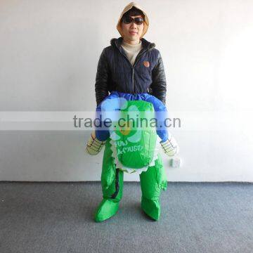 funny adult size inflatable dragon costume for sale