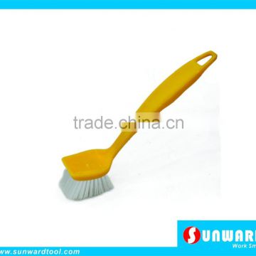 Plastic handle cleaning brush,sink & saucepan brush,190m