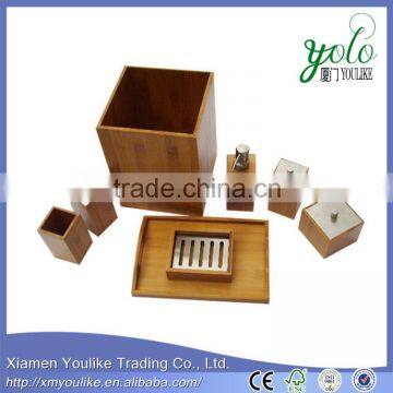 Alibaba buy now bamboo bathroom accessory set factory bulk products from china