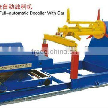 10 Hydraulic Full automatic Decoiler with Car