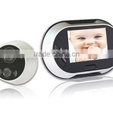 3.5 inch color TFT display Movement detecting smart take photo Video digital wide angle peephole door viewer