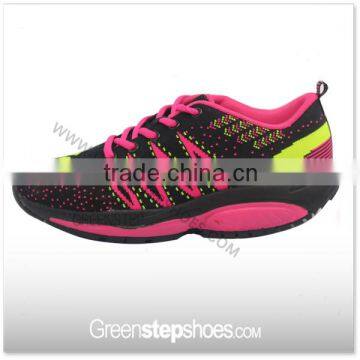 Lady And Men Flyknit Best Support Wedge Sneakers Running Shoes