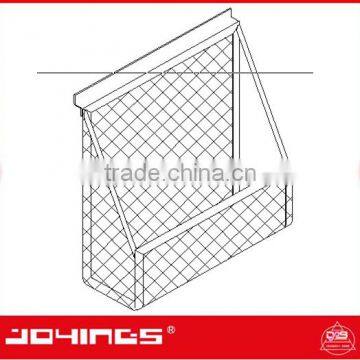 Double Sided Slatwall Display Promotion Magazine, Brochure Display Rack, Aluminum Extrusion Back Panel photo-3