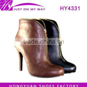 Special design luxury boots high heel ankle boots for lady