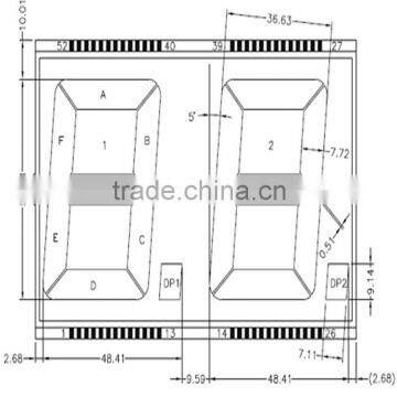 2 Digit Segment Type Custom Lcd Display photo-4