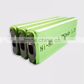 Ni-MH Prismatic Battery F6 750mAh Manufacturer with CE,ROHS,UL certificates