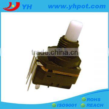 jiangsu 17mm 10k ohm rotary audio potentiometer with switch for dimmer