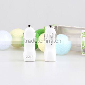 China New Product GOLF Best Selling High Quality Car Charger,promotional Dual Car Charger photo-5