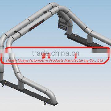 3"stainless steel Roll Bar with light for Toyota Hilux Vigo